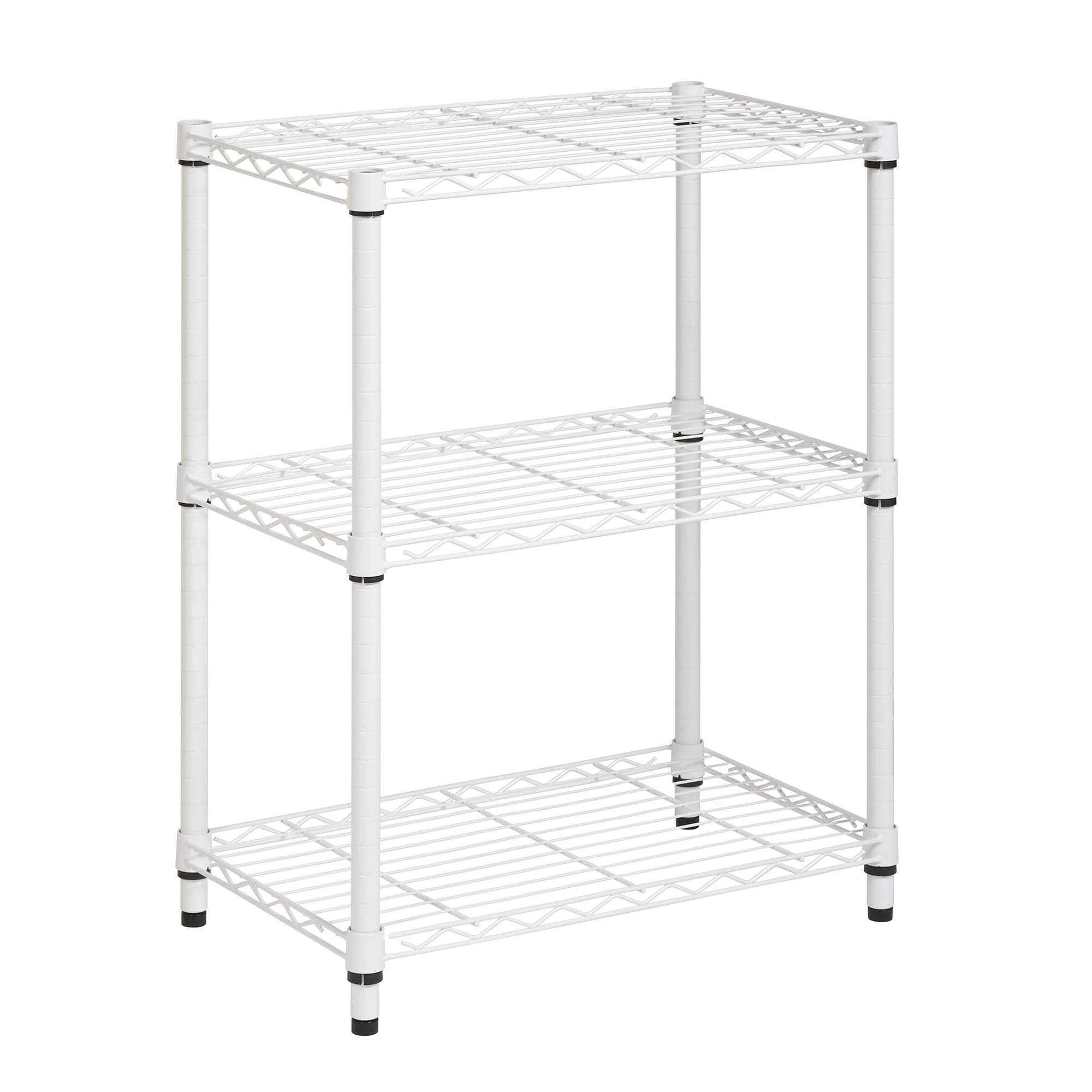 Honey-Can-Do 5-Tier Adjustable Shelving Unit, Chrome SHF-09685 Chrome, 1750lbs (350-lb Weight Capacity Per Shelf)