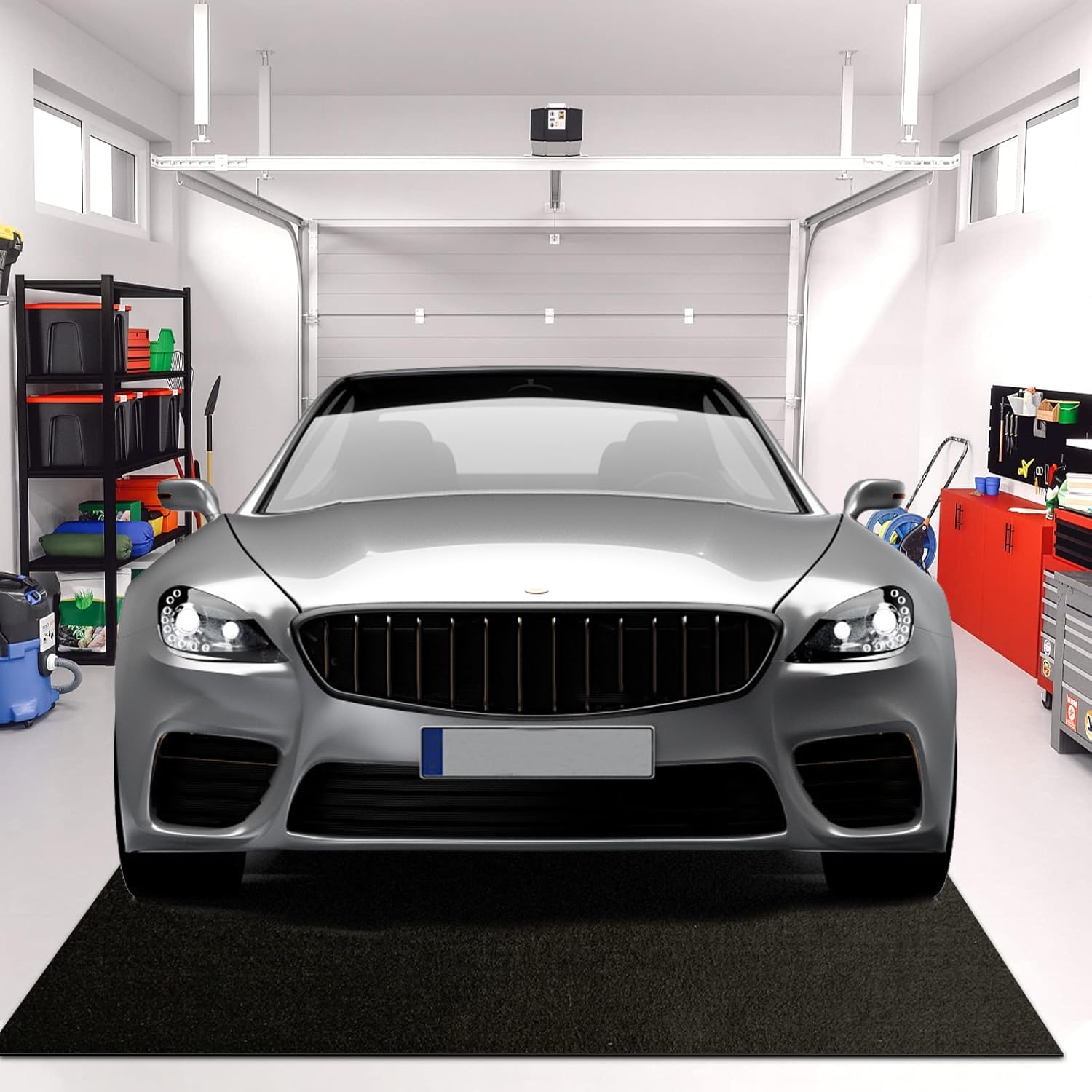 Oil Spill Mat, 36 * 60in Garage Floor Mat for Under Car, Absorbent Oil Pad, Waterproof Backing Protects Floor(2 Pack)