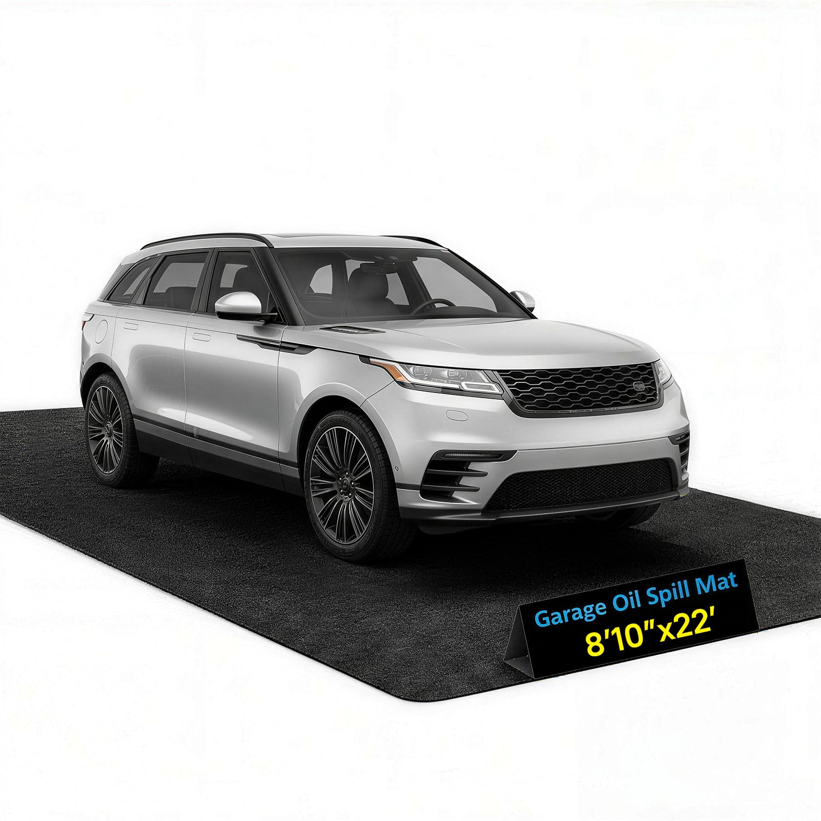 AHEONLAR Oil Spill Mat, 60" x 72" Waterproof Garage Floor Mat, Durable Garage Floor Mats for Under Car, Oil Change Mat Easy to Clean, Washable Garage Mat Protect Floor from Spill & Stain（Black）