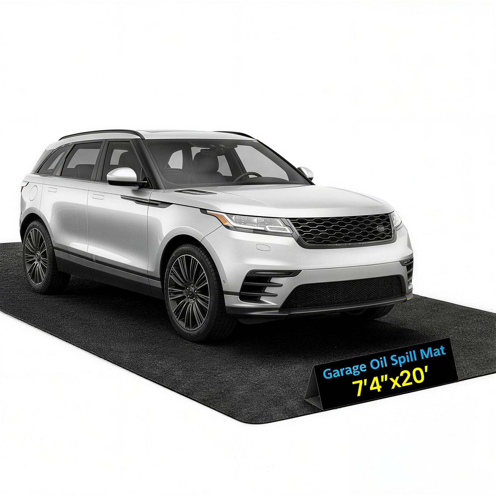 AHEONLAR Oil Spill Mat, 60" x 72" Waterproof Garage Floor Mat, Durable Garage Floor Mats for Under Car, Oil Change Mat Easy to Clean, Washable Garage Mat Protect Floor from Spill & Stain（Black）