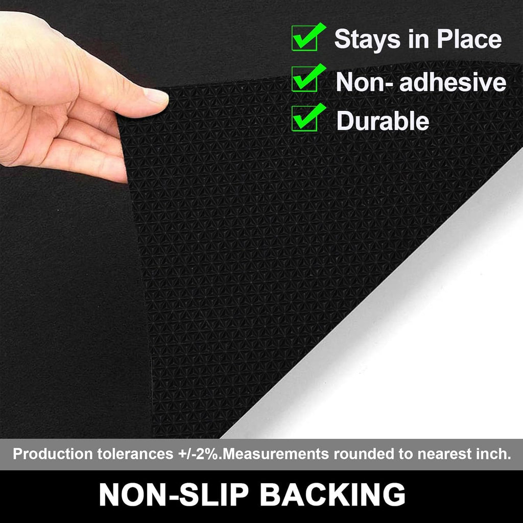 AiBOB Oil Spill Mat, 36 X 60 inches, Garage Floor Mat Under Car, Waterproof Backing Absorbent Pad Protects Floor, Durable, Reusable, Black