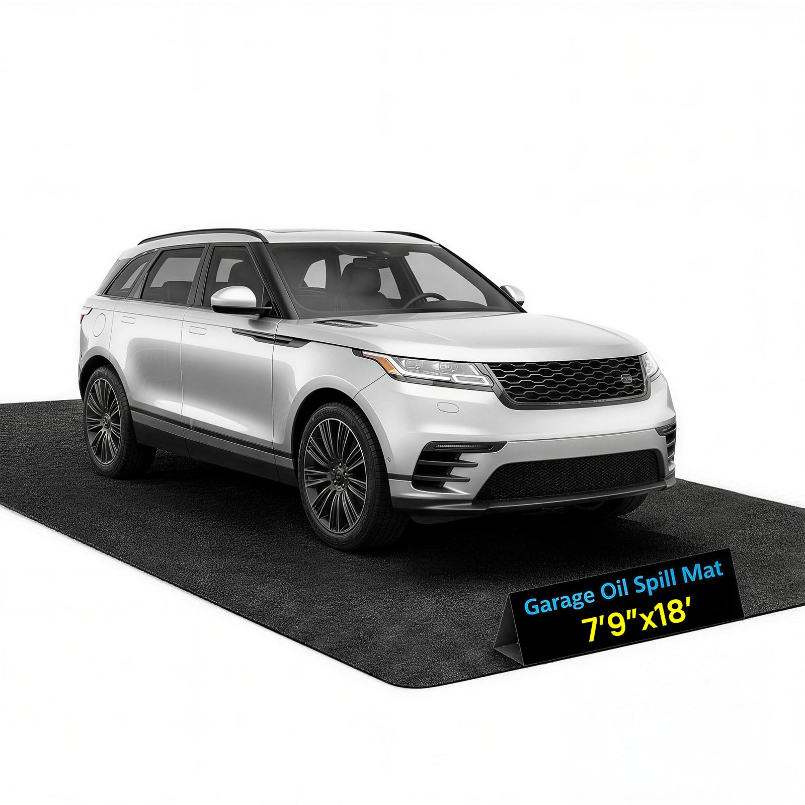 AHEONLAR Oil Spill Mat, 60" x 72" Waterproof Garage Floor Mat, Durable Garage Floor Mats for Under Car, Oil Change Mat Easy to Clean, Washable Garage Mat Protect Floor from Spill & Stain（Black）