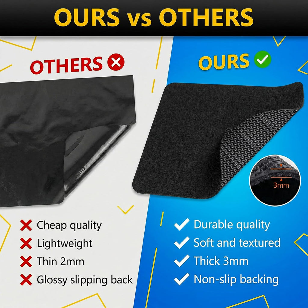 AHEONLAR Oil Spill Mat, 60" x 72" Waterproof Garage Floor Mat, Durable Garage Floor Mats for Under Car, Oil Change Mat Easy to Clean, Washable Garage Mat Protect Floor from Spill & Stain（Black）