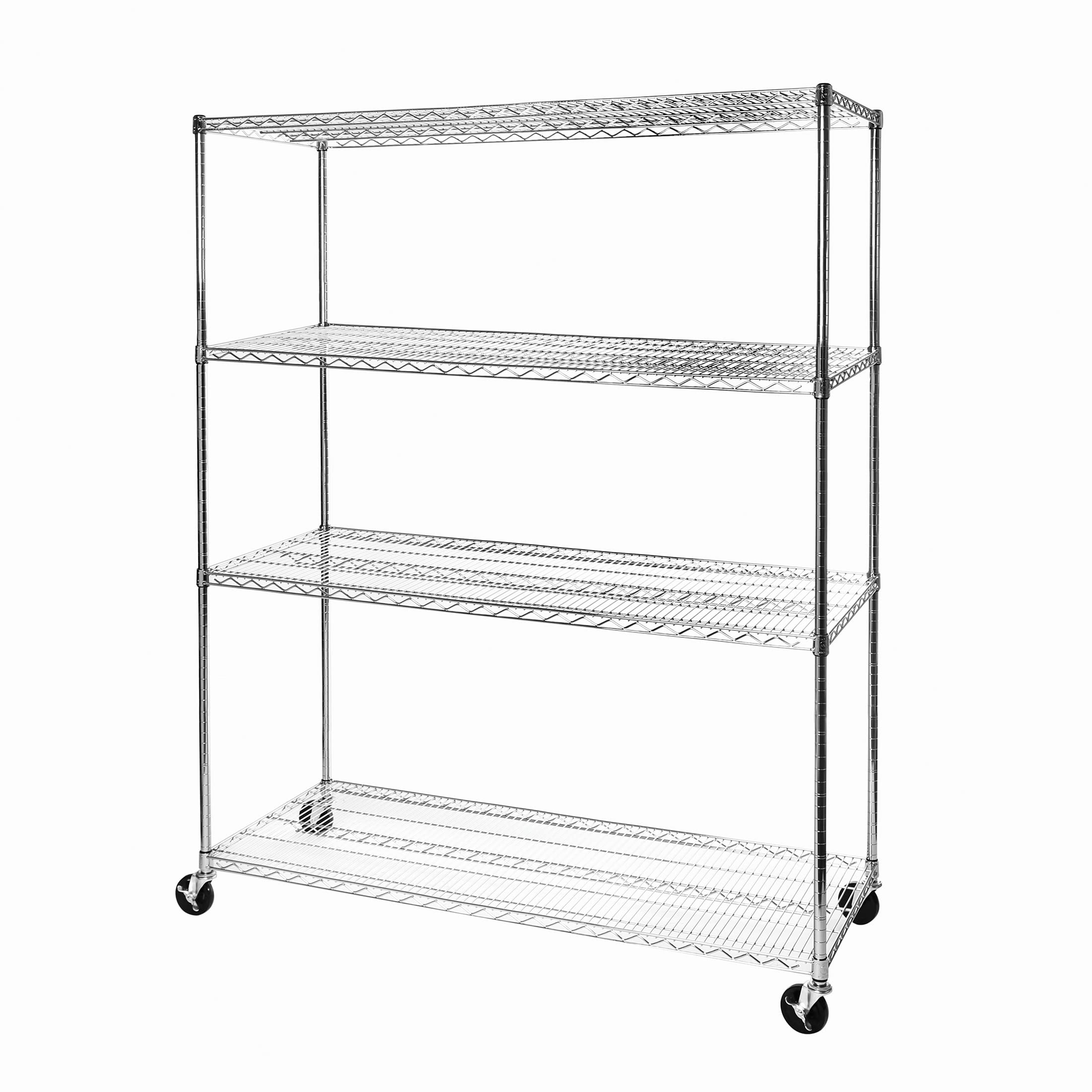 Seville Classics UltraDurable Heavy Duty NSF Solid Steel Wire Rack Storage Unit, Organizer for Garage, Warehouse, Office, Restaurant, Classroom, Kitchen, Steel, 5-Tier Shelving, 36" W x 18" D
