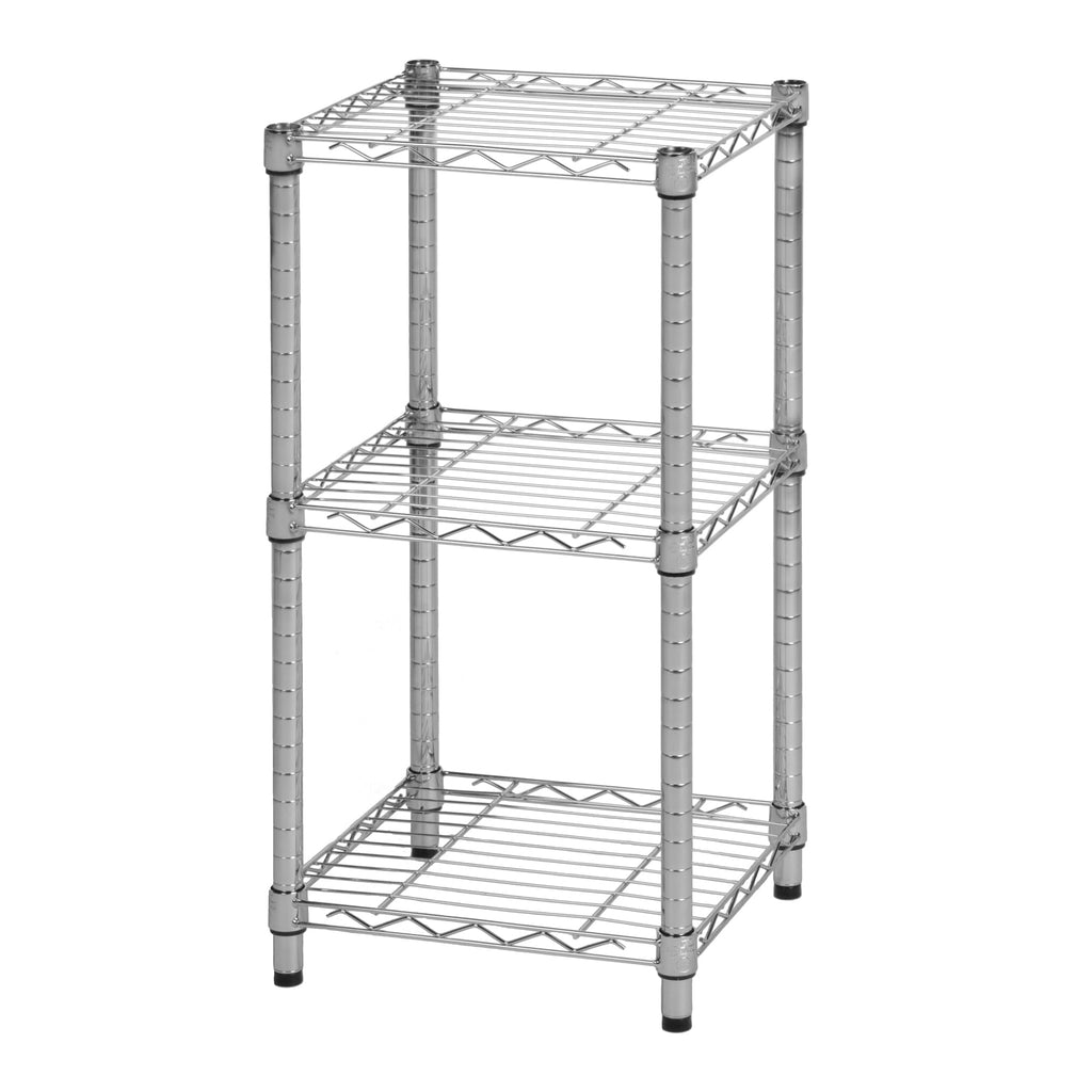 Honey-Can-Do 5-Tier Adjustable Shelving Unit, Chrome SHF-09685 Chrome, 1750lbs (350-lb Weight Capacity Per Shelf)