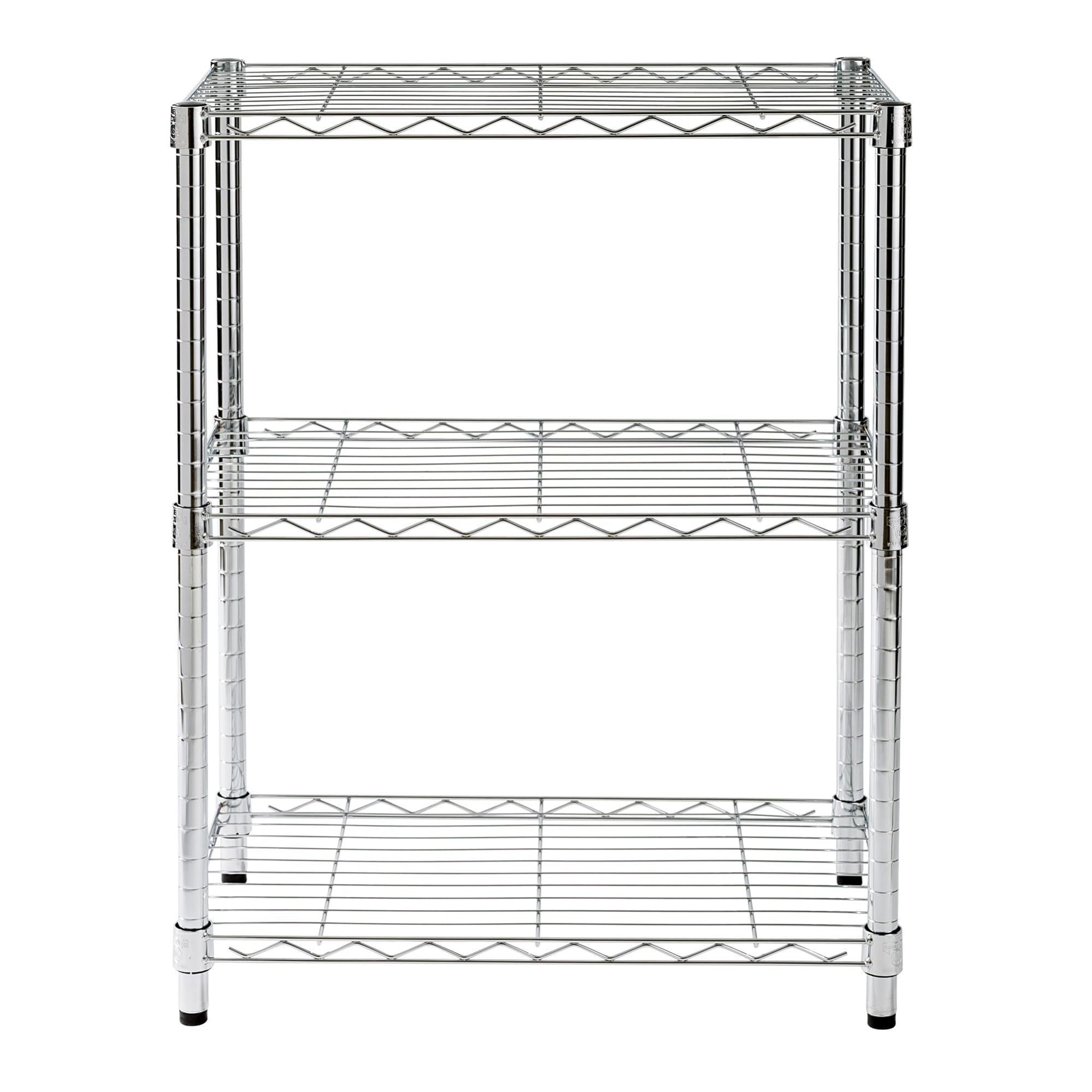 Honey-Can-Do 5-Tier Adjustable Shelving Unit, Chrome SHF-09685 Chrome, 1750lbs (350-lb Weight Capacity Per Shelf)