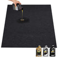 Grefinity Oil Spill Mat, 36" x 60" Oil Mat for Driveway, Under Car Pad for Garage Floor, Protects Against Oil, Chemicals & Stains with TPE Anti-Leak Backing, Reusable & Washable